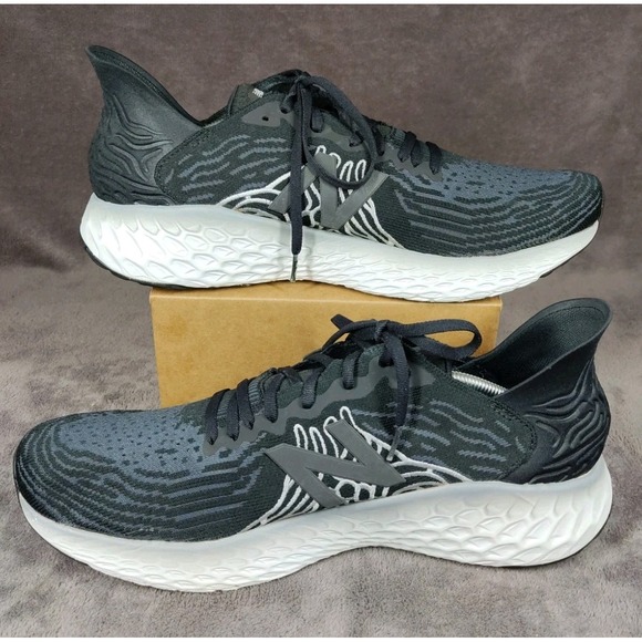 New Balance Fresh‎ Foam 1080 v10 Black Athletic Running Shoes Men\'s Size 14 D main image 4